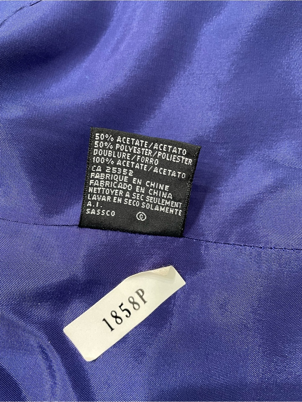 Kasper for A.S.L women’s two piece skirt suit size 8 Petite. Royal blue - Picture 6 of 11